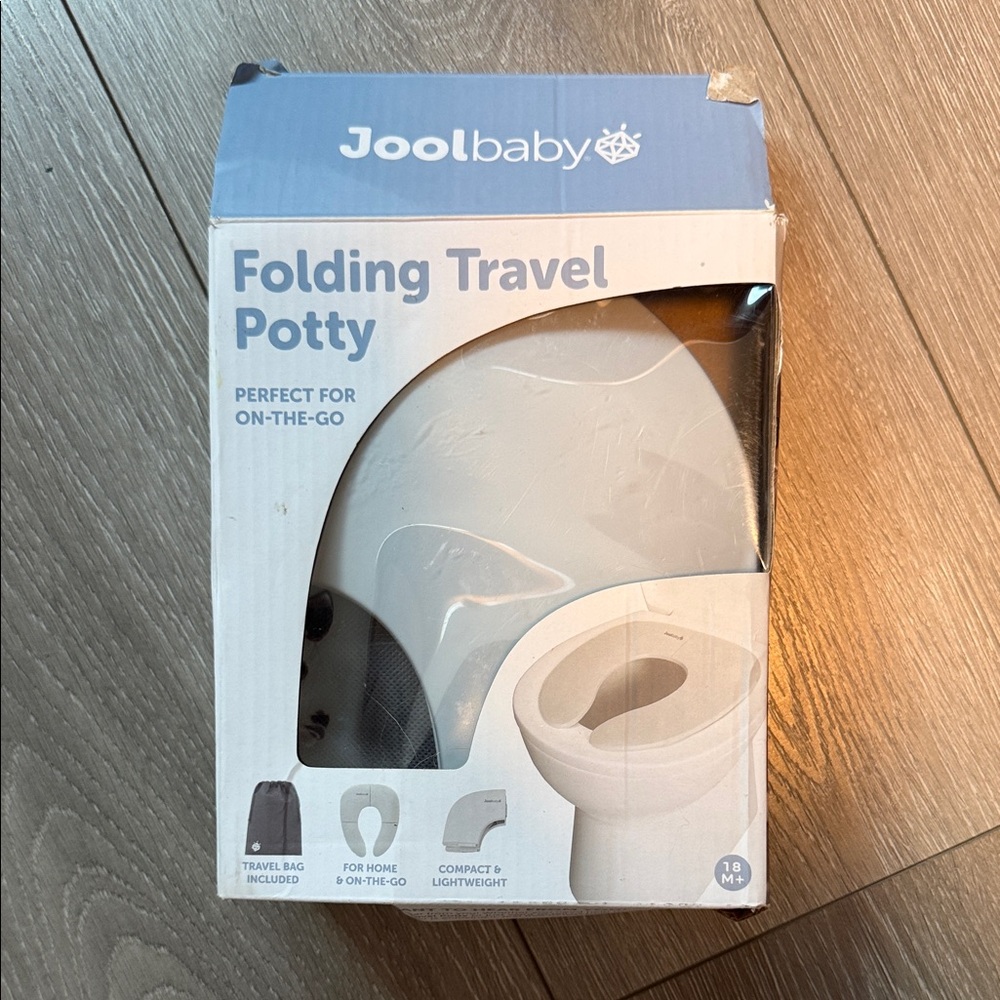 White Folding Travel Potty